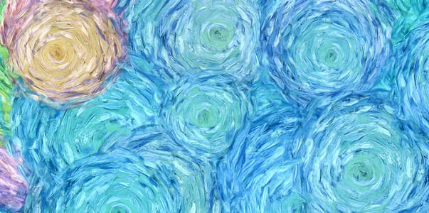 抽象纹理背景.文森特·梵高的数字绘画照片