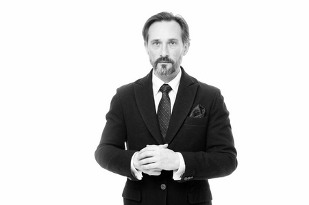 早上梳洗.商业男性时尚.商务沙发.成熟的有胡子的时髦人士.律师照片