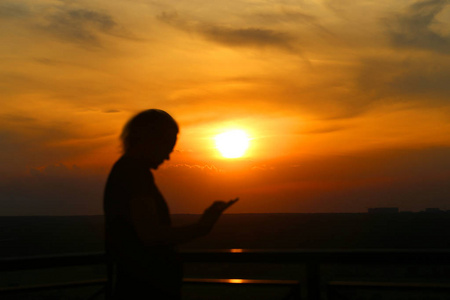 美丽的风景图片乡村夕阳在春天图片