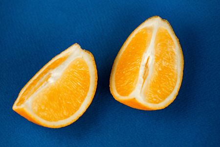 切多汁的橘子图片