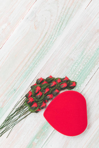 情人节爱心盒木质玫瑰盒图片
