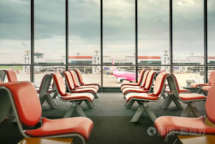 Empty seats in terminal