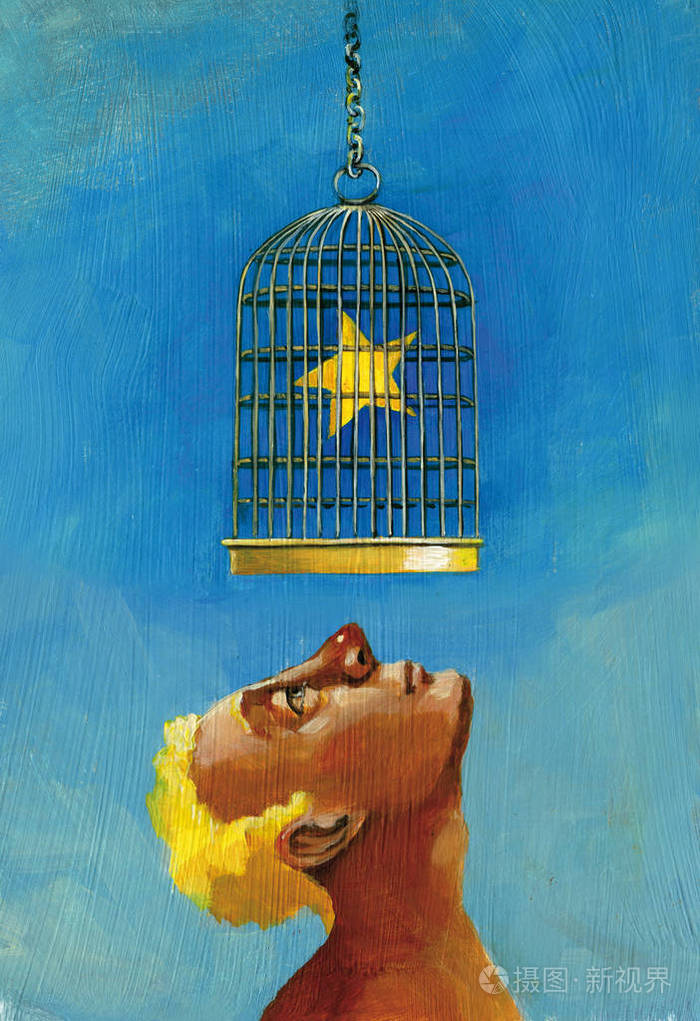 禁锢欲望超现实主义插图