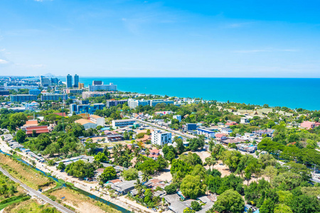 华欣美丽的户外景观和城市景观图片