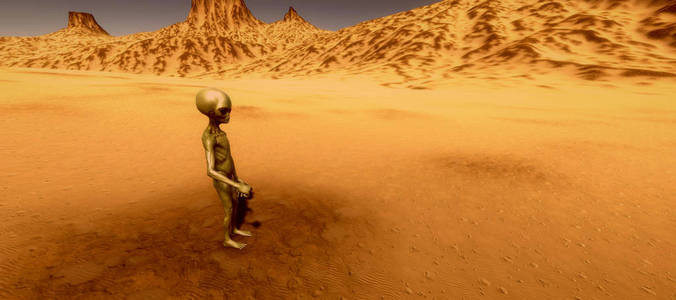 宇航员星球表面图片