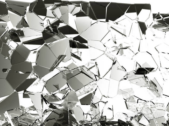 碎玻璃片或碎玻璃片