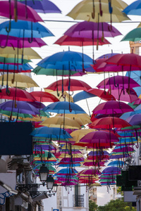 雨伞街装饰图片