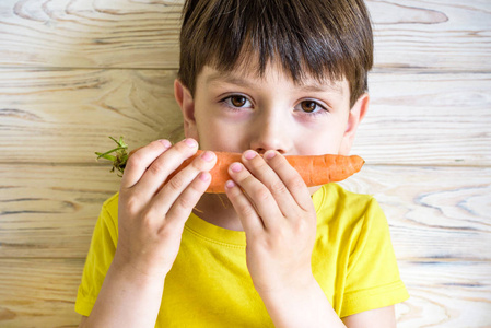 白色背景一根胡萝卜图片