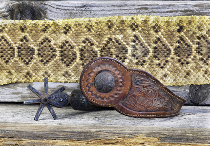 古墨西哥马刺.照片