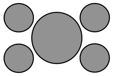 用于说明目的,背景,网站,业务,演示,产品促销.文本,数据放置的空圆圈.