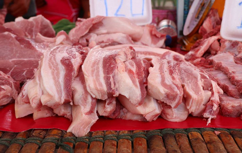 猪肉市场图片