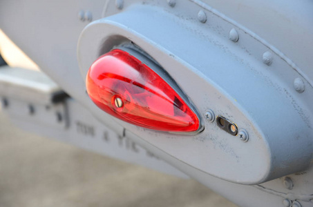 飞机导航军用飞机导航灯泡灯.巴西信号军用飞机导航照明.照片