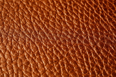 以棕色皮革纹理为抽象背景,图案质感美观全屏照片