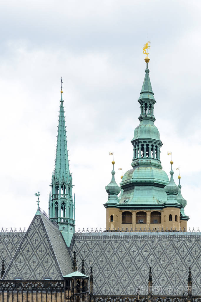 圣维图斯大教堂屋顶细节