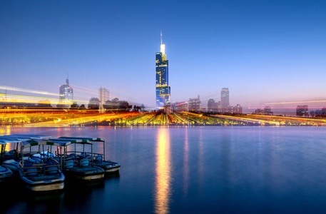 南京玄武湖城市景观图片