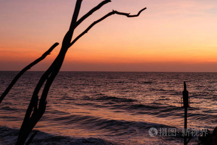 美丽的 海岸 日出 海滩 地平线 海岸线 旅游业 风景 黄昏