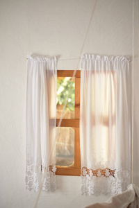 房子的窗帘图片