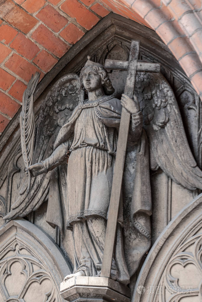 巴德杜伯兰大教堂天使的详细照片