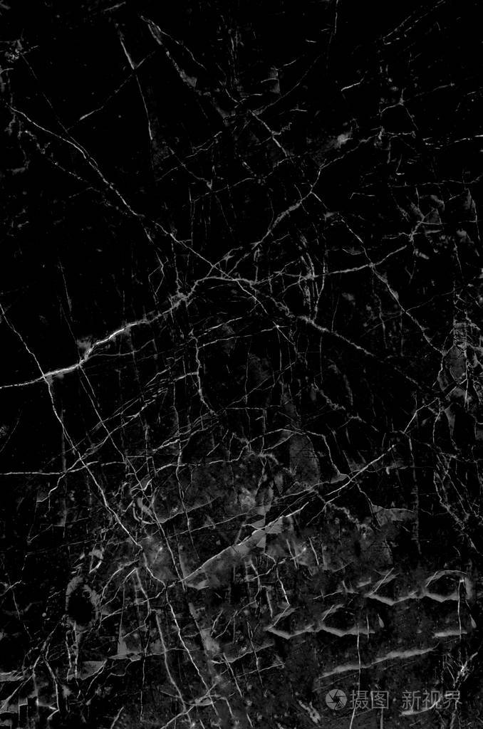 黑色大理石自然为设计纹理图案和背景