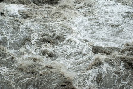 山川浑水的质地,照片