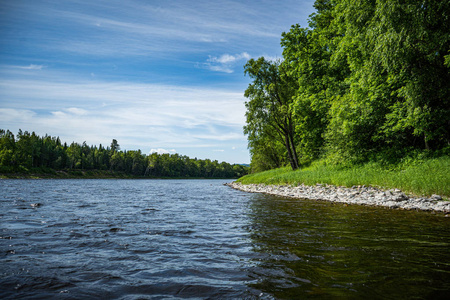 山河山脉安岳山河河谷.位于俄罗斯远东的哈巴罗夫斯克地区.