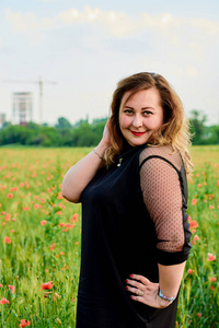 超重的胖女人.照片