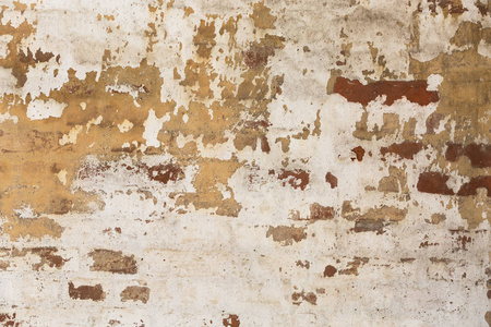 残败破旧的墙图片