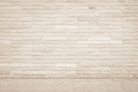乳白色墙面纹理背景,砖石图案现代装饰家居和复古石材地板室内或设计