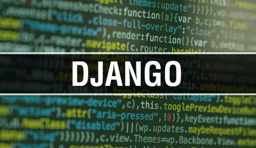 django公司django与抽象技术二进制代码背景.数字b照片
