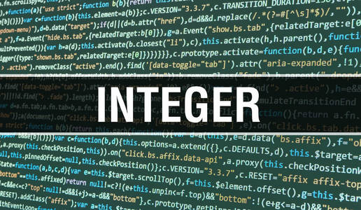 integer concept with random parts of program code.