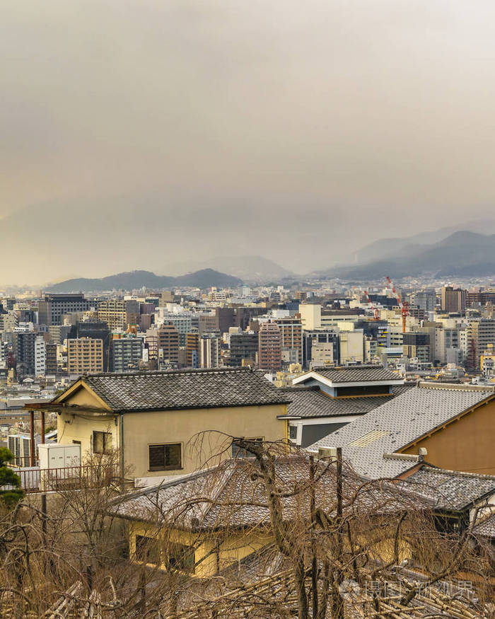 京都清水寺鸟瞰图