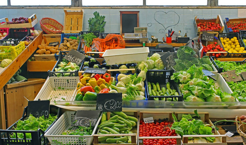 大市场摊位图片