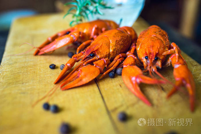 美味的 甲壳类动物 食物 美食家 准备 贝类 小龙虾 海鲜