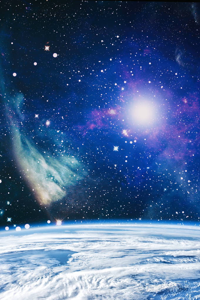 外太空的行星恒星和星系展现了太空探索的美丽美国宇航局提供的元件