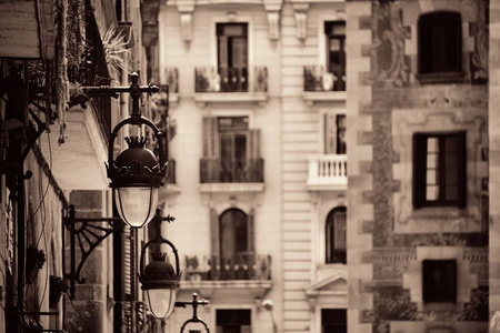 巴塞罗那街景图片