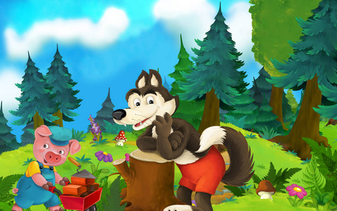 伊比利亚猪享受大自然在绿色的草原上野猪在非洲南部大草原上吃草坪