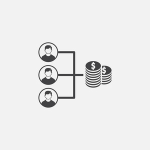 单色风格设计简约元素.网络和手机的黑色贡献图标.项目管理集合照片