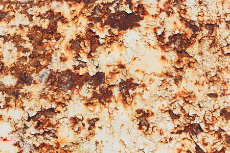 锈迹斑斑的金属背景.锈迹.金属表面生锈了金属斑点锈色纹理背景.照片