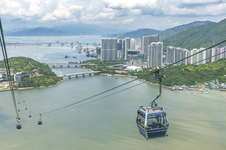 中国香港市公坪缆车图片