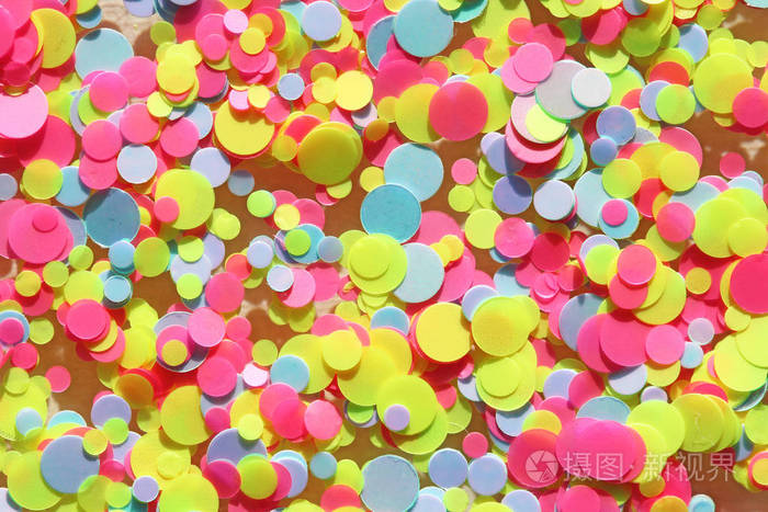 设计指甲的彩色亮片闪闪发光箔材