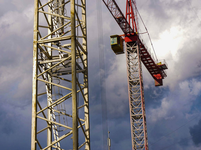 街道起重机图片