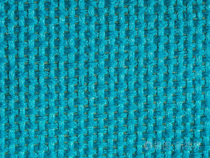 合成蓝布网格特写宏观照片