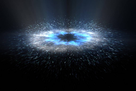 星云粒子由粒子组成的彩色冲击波.vfx元素,图形元素.