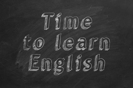 time to learn english照片