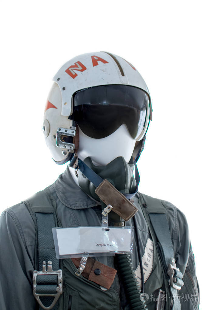 军用飞行服装备特写