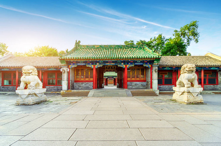 清代北京庭院图片