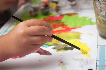 儿童绘画手图片