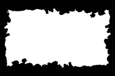 不规则边框带不规则形状边框的白色背景照片