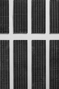 太阳能电池板黑白图案纹理图片