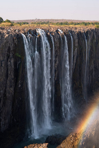 维多利亚瀑布和彩虹峡谷图片